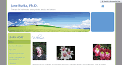Desktop Screenshot of janeburkaphd.com