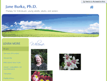 Tablet Screenshot of janeburkaphd.com